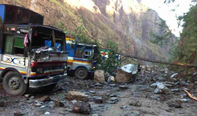 Earthquake in Nepal: Landslide blocks river in Nepal, raises fears of flood
