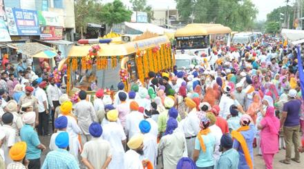 Relics of Sikh Gurus reach Balachaur