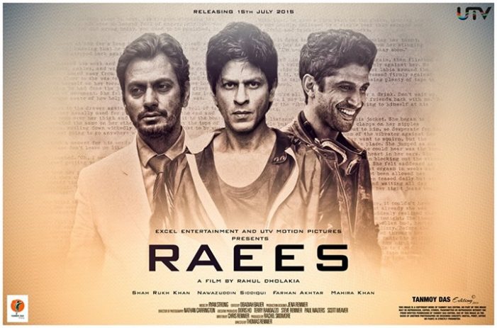 Shah Rukh Khan unveils Raees posters on Twitter for fans