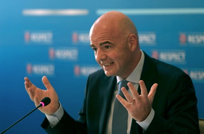 South America to back Infantino as next FIFA president