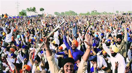 Crowd of Sikhs Converged at Akal Takhat to procure Jathedar Hawara’s Release