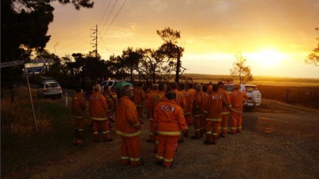 Homes destroyed in Australia bushfires