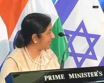 India attaches highest importance to ties with Israel: Sushma Swaraj