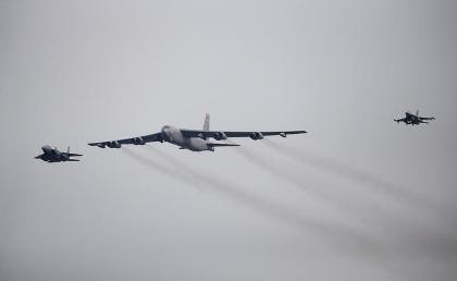 US shows off B-52 bomber in response to N Korea’s nuclear test
