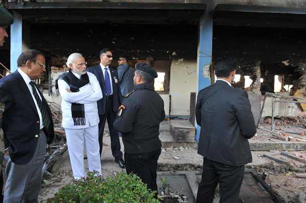 PM visits Pathankot base, voices satisfaction with counter-offensive
