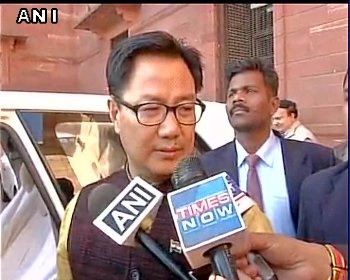 Cops will take action at appropriate time: Rijiju on JNU students’ arrest