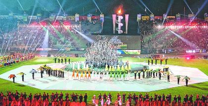 Sports enthusiasts head to north-east for South Asian Games