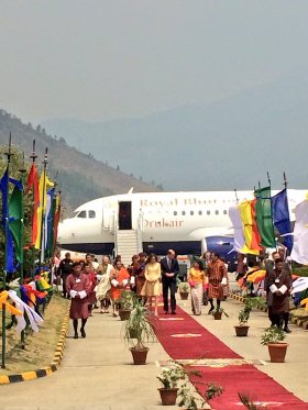 Duke and Duchess of Cambridge head to Bhutan