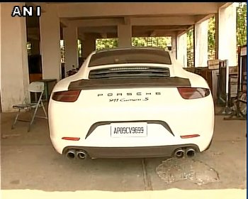 Union Minister’s son’s Porsche seized by Hyderabad Police