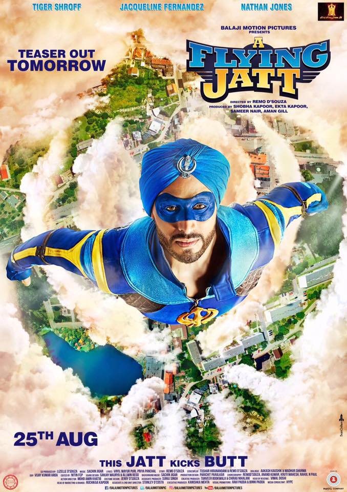 First Look Poster of Tiger Shroff starrer movie ‘A Flying Jatt’