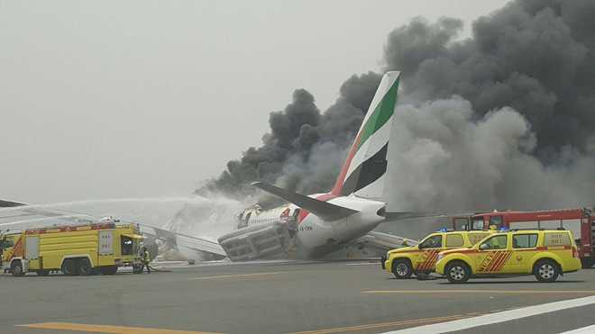 Emirates flight from India crash-lands in Dubai; all on board safe