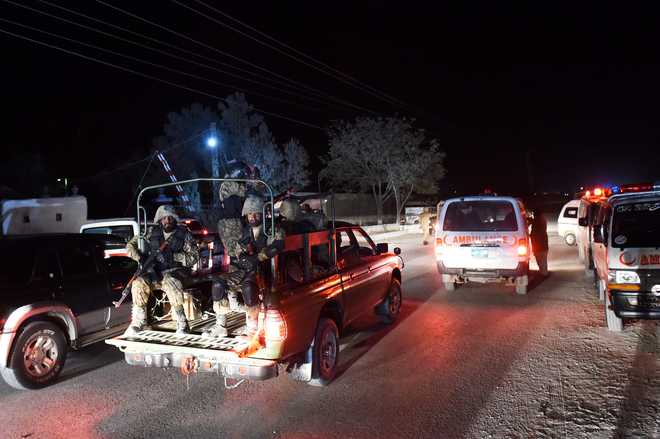 59 killed in attack on Quetta police academy in Pakistan