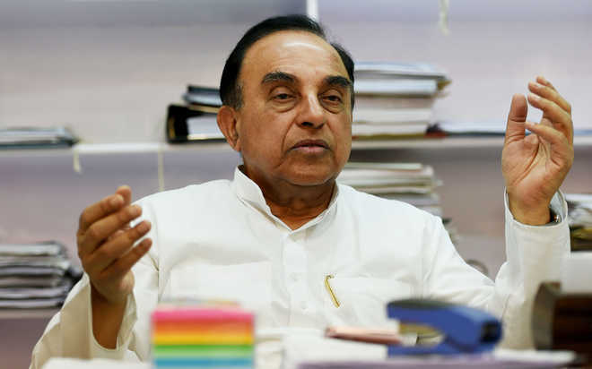 Temple part of BJP manifesto, can’t run away from it: Swamy
