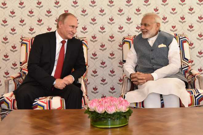 BRICS summit: Modi, Putin begin bilateral talks