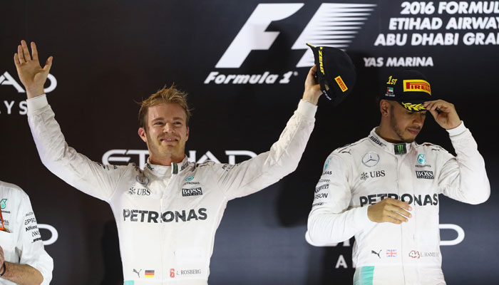 Lewis Hamilton hails ‘champion’ Nico Rosberg’s ‘well-deserved’ title