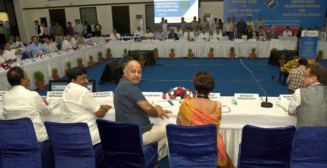 EVMs can’t be tampered with: EC at all party meet