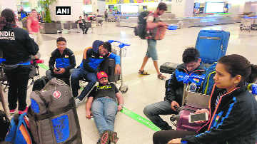 Stuck for 13 hours: Shooters’ nightmare at Delhi airport