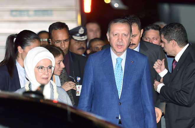 Turkish President Erdogan, PM Modi to hold bilateral talks today
