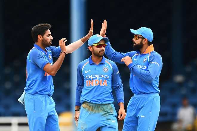 Ajinkya’s ton, Yadav’s three-for help India beat WI by 105 runs in second ODI