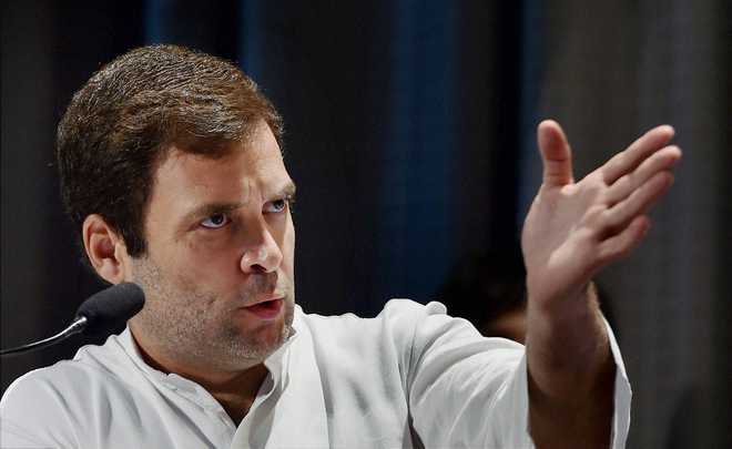 Govt trying to divert attention from GDP failure: Rahul