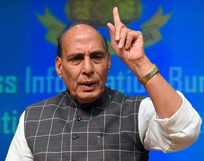 Trump’s comment on India and US withdrawal from Paris pact shocking: Rajnath