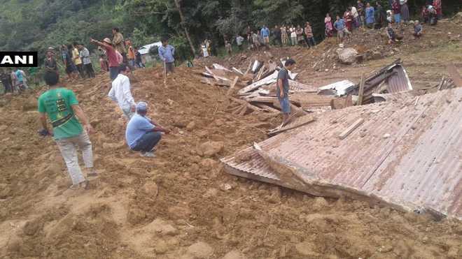 14 people feared dead in massive landslide in Arunachal