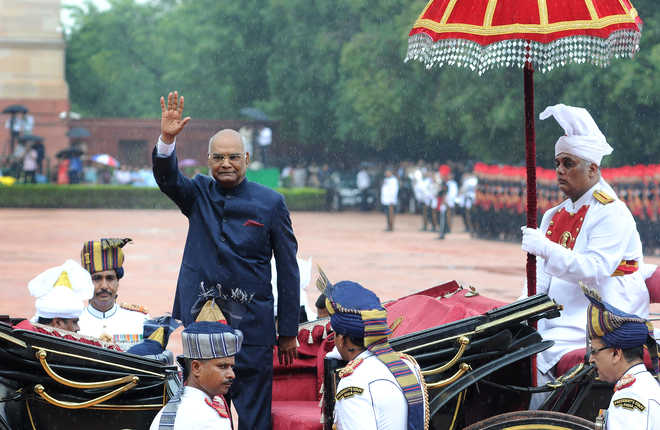 Ram Nath Kovind takes over as 14th President