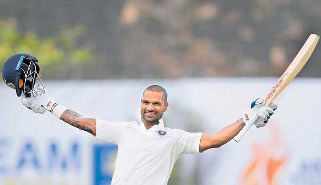 Dhawan smashes a career-best 190 in his comeback match