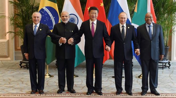 China issues special postal stamp for 9th BRICS summit