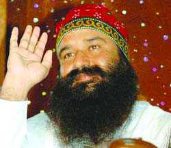 Hearing in case against chief: Sirsa dera followers gather outside court