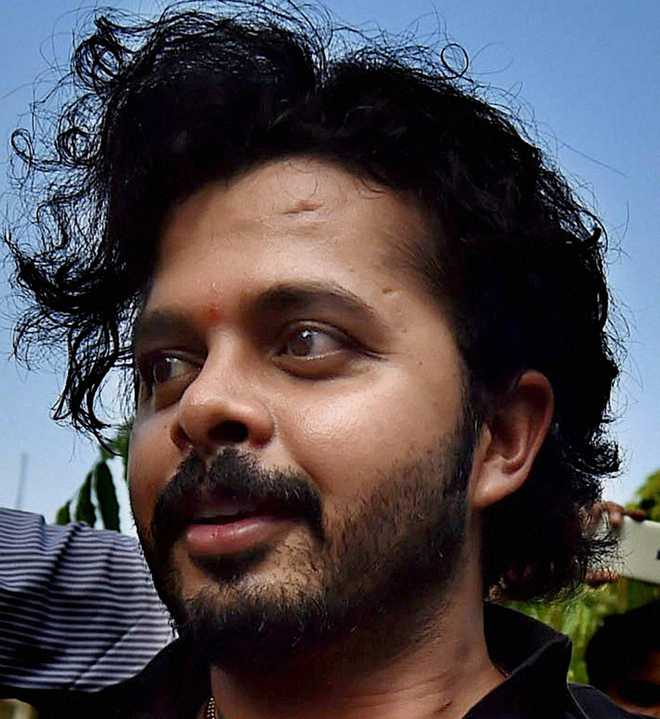 Tainted Sreesanth takes part in exhibition match