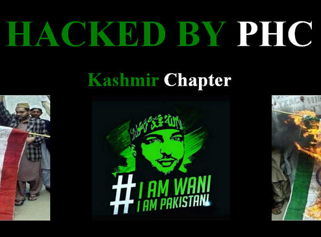 RERA website of PUDA hacked; pro-Pakistan slogans put