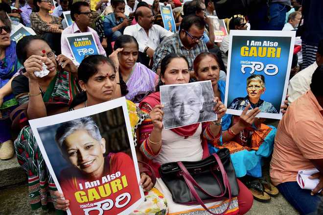 Karnataka govt forms SIT after outrage over Gauri Lankesh’s killing