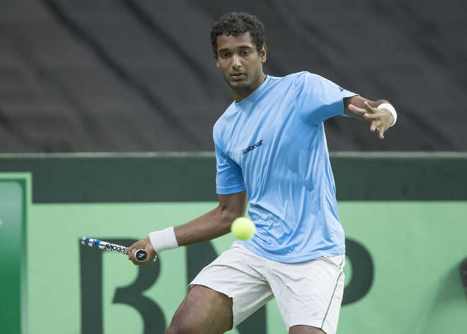 Davis Cup: Ramkumar battles past fighting Schnur in 4-setter