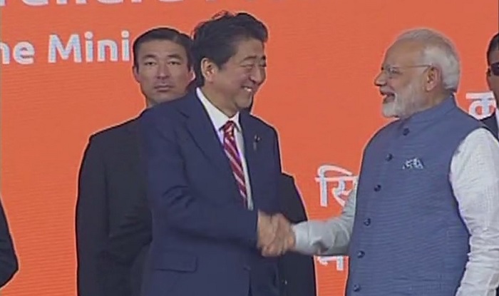 PM Modi, Japan PM Shinzo Abe Lay Foundation Stone For India’s First Bullet Train