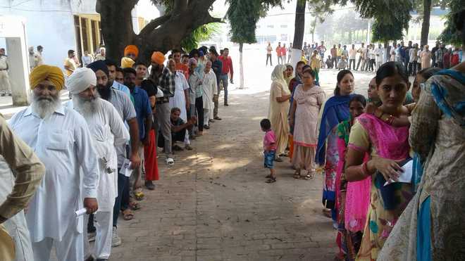 Polling on in Gurdaspur; sporadic incidents of violence reported