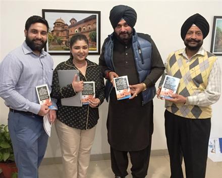 Navjot Singh Sidhu releases Gurleen Khaira’s book for Occupational English Test