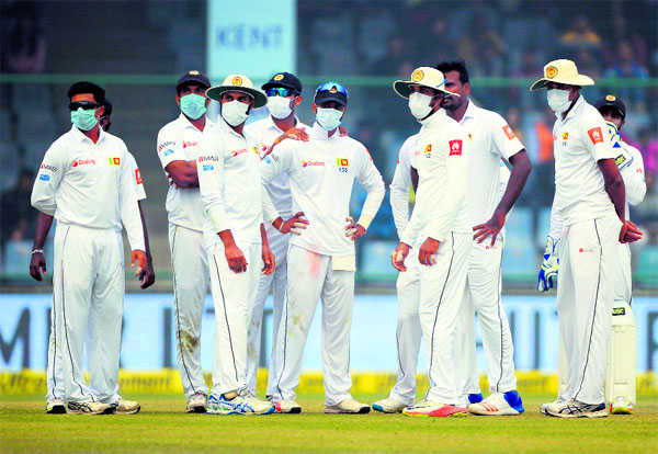 Masks out: Delhi gets to Lankans, they to Indians