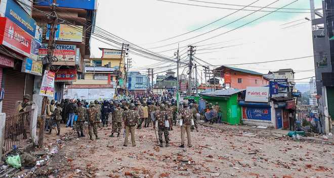 Situation tense in Shillong; curfew from 4 pm to 5 am