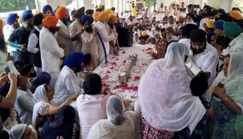 Ashes of Afghan Sikh Leaders Immersed at Keeratpur Sahib