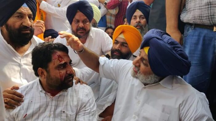 ਚੰਨੀ ਸਰਕਾਰ ਖ਼ਿਲਾਫ਼ ਸ਼੍ਰੋਮਣੀ ਅਕਾਲੀ ਦਲ ਵੱਲੋਂ ਰੋਸ ਪ੍ਰਦਰਸ਼ਨ