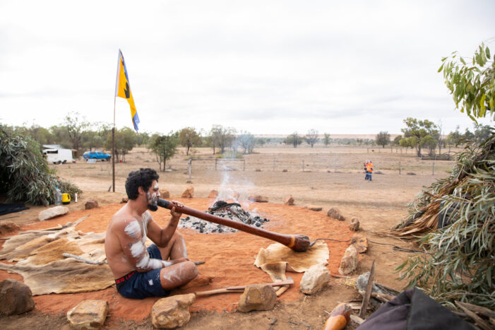 Wangan and Jagalingou Traditional Owners  release disturbing footage of Adani/Bravus security guards’ violent behavior.