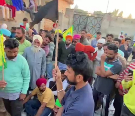 ਭਾਜਪਾ ਉਮੀਦਵਾਰ ਜਗਜੀਤ ਮਿਲਖਾ ਦਾ ਕਿਸਾਨਾਂ ਵੱਲੋਂ ਵਿਰੋਧ