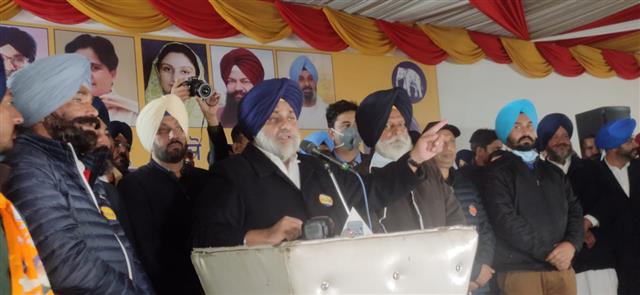 ਸੱਤਾ ’ਚ ਆਉਣ ’ਤੇ ਡਾਂਗ ਨਾਲ ਰਾਜ ਕਰਾਂਗੇ: ਸੁਖਬੀਰ ਬਾਦਲ