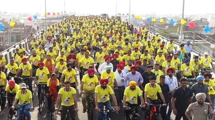 ਸੰਗਰੂਰ ’ਚ ਨਸ਼ਿਆਂ ਖ਼ਿਲਾਫ਼ ਪੰਜਾਬ ਦੀ ਸਭ ਤੋਂ ਵੱਡੀ ਸਾਈਕਲ ਰੈਲੀ