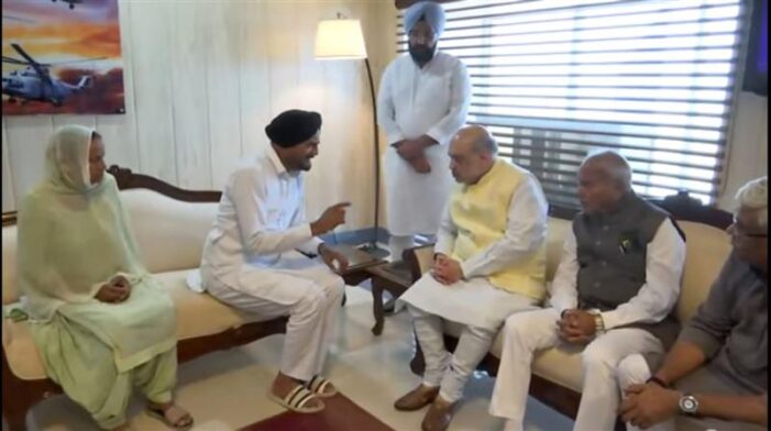 ਸਿੱਧੂ ਮੂਸੇਵਾਲਾ ਦੇ ਮਾਪੇ ਕੇਂਦਰੀ ਗ੍ਰਹਿ ਮੰਤਰੀ ਅਮਿਤ ਸ਼ਾਹ ਨੂੰ ਮਿਲੇ