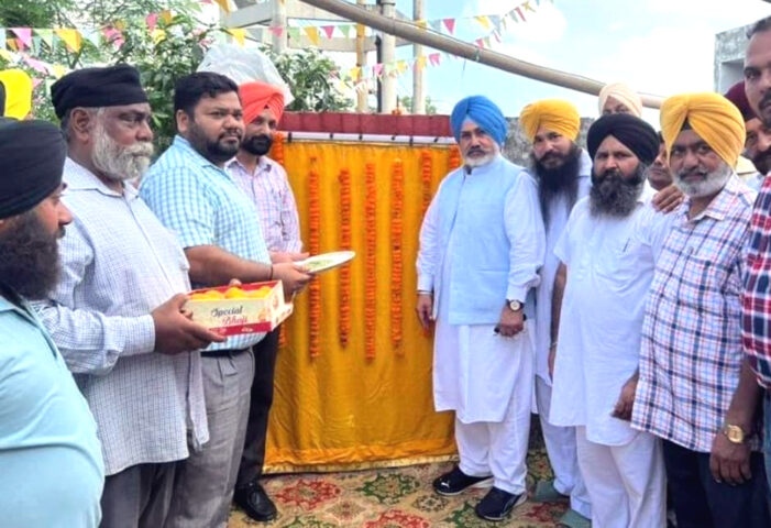 ਸਿਹਤ ਮੰਤਰੀ ਚੇਤਨ ਸਿੰਘ ਜੌੜੇਮਾਜਰਾ ਵਲੋਂ ਸੂਲਰ ’ਚ ਸੜਕ ਦਾ ਉਦਘਾਟਨ