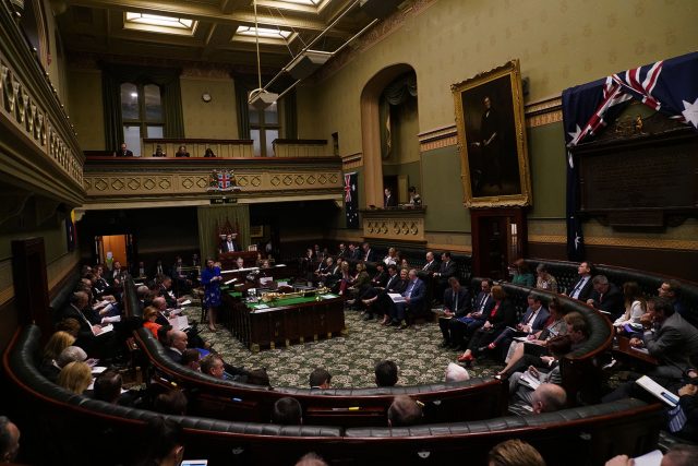 NSW GOVERNMENT’S AGENDA SUPPORTED BY  THE NSW PARLIAMENT