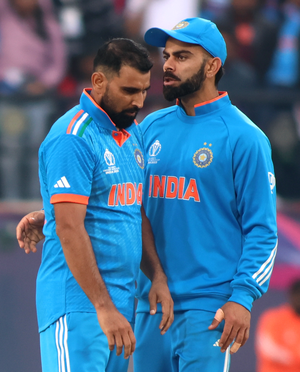 Shami’s Fiery Five-for and Kohli’s 95 Propel India to Table Summit with Thrilling Four-Wicket Win Over New Zealand in Men’s ODI WC