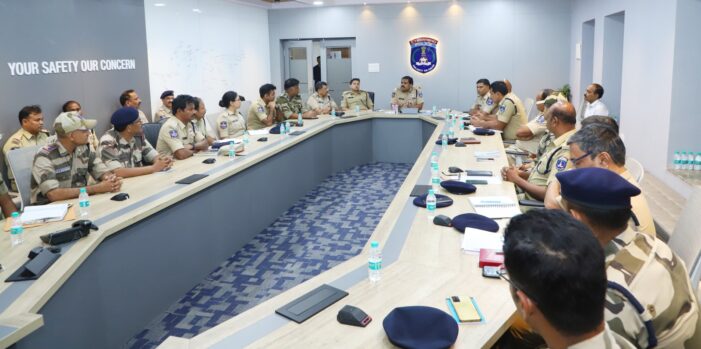 CYBERABAD CP HOLDS CO-ORDINATION MEETING WITH CAPF OFFICIALS